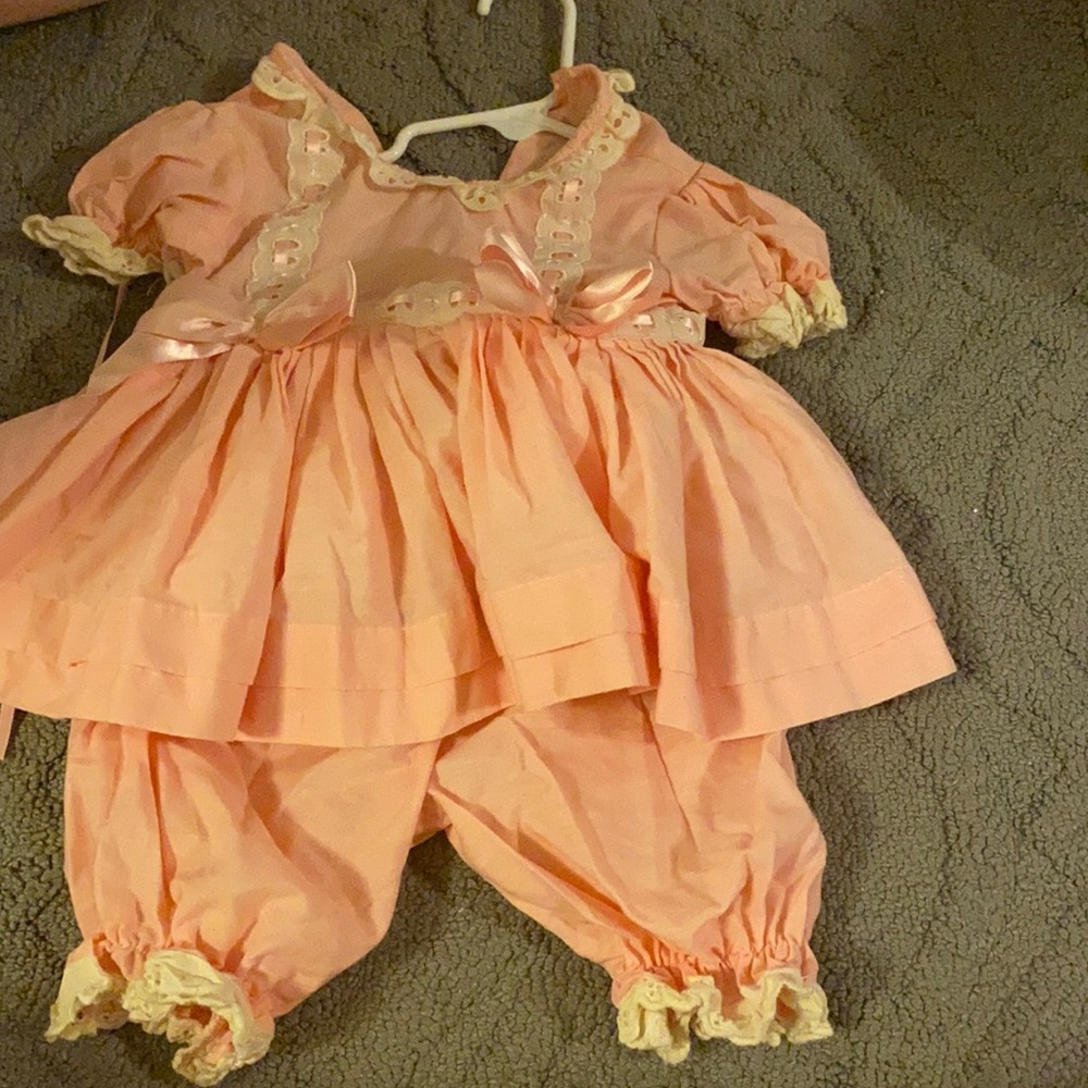 Girls smocked pjs